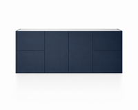 60" Single Bowl w/ 4 Drawers - Matte Blue